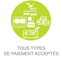 Tous type de paiement acceptés - La Bresse Réservation