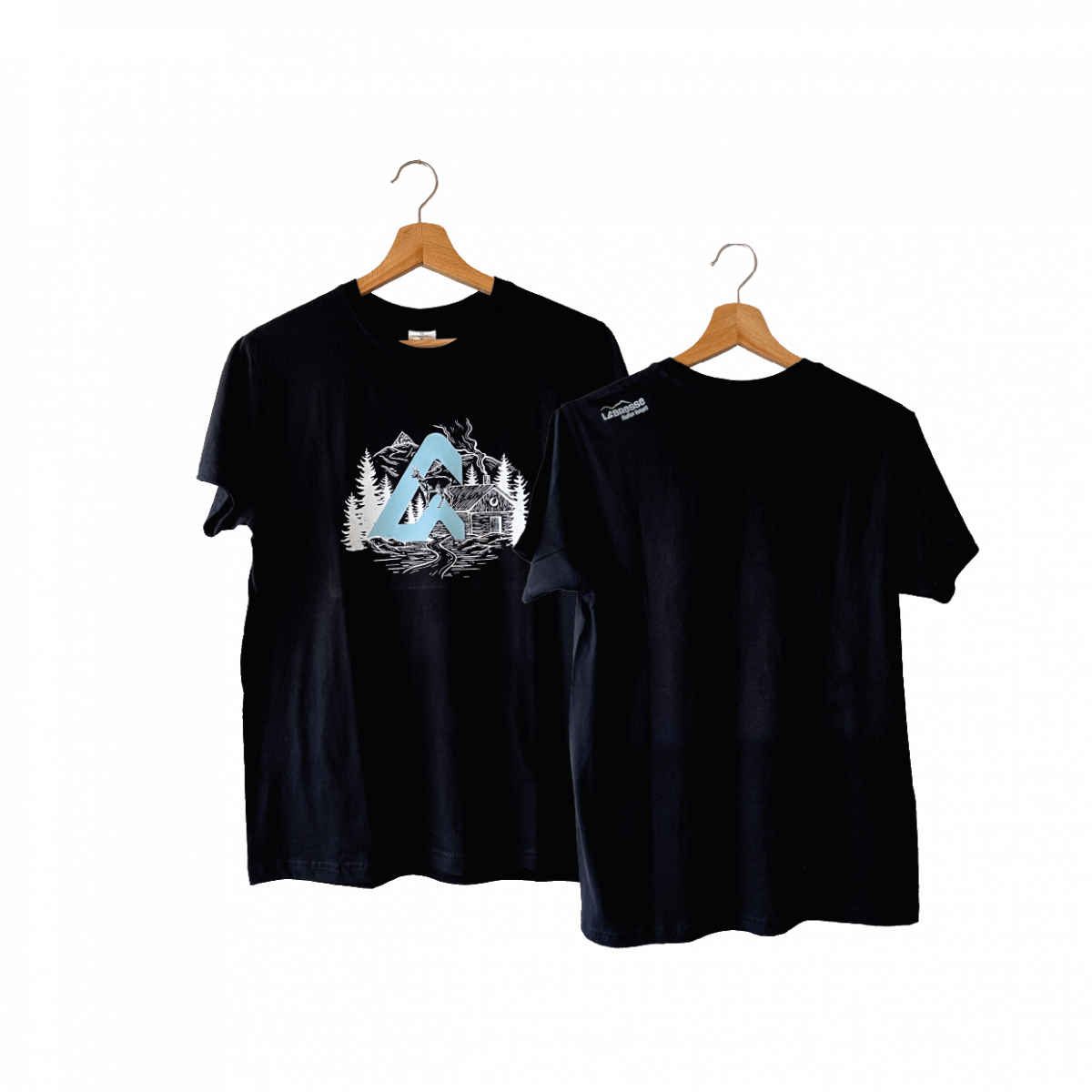 T Shirt Kiven noir La Bresse Hautes Vosges T Shirt Kiven noir La Bresse Hautes Vosges