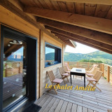 Chalet Amélie - Cosy et Vue Panoramique - La Bresse Hautes Vosges - terrasse