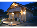 chalet LH010 La Bresse- Terrasse nuit chalet LH010 La Bresse