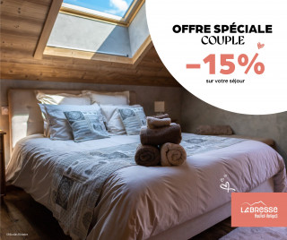 Offre couple: -15% pour une location 2 personnes La Bresse réservation